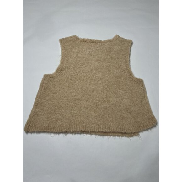 ELCE Swim Drew Boucle Vest in Oat Marle - Picture 4 of 5